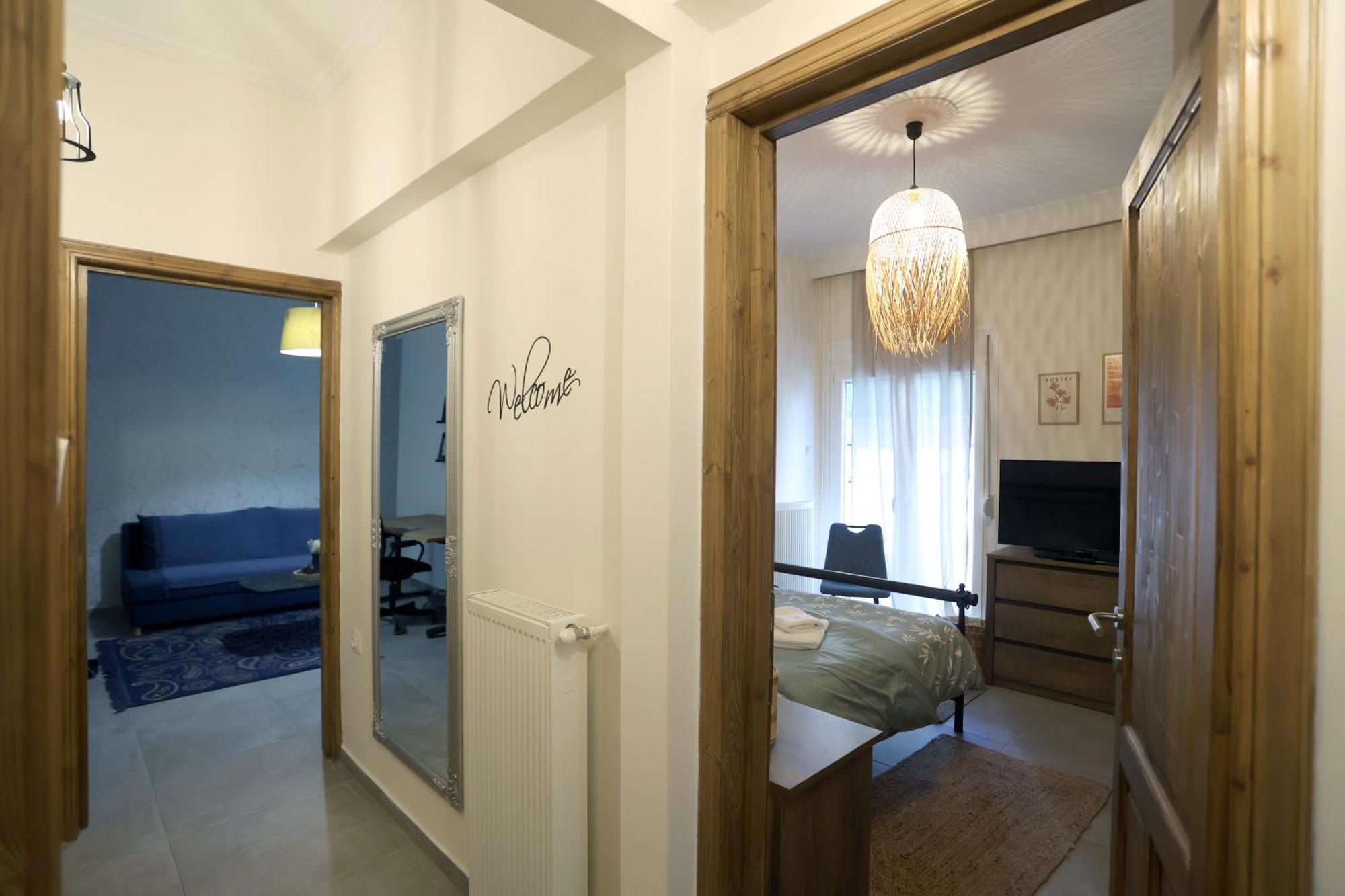 Στυλ & Άνεση Στο Κέντρο La Maison 12 Ανακαινισμένο Διαμέρισμα لاريسا المظهر الخارجي الصورة